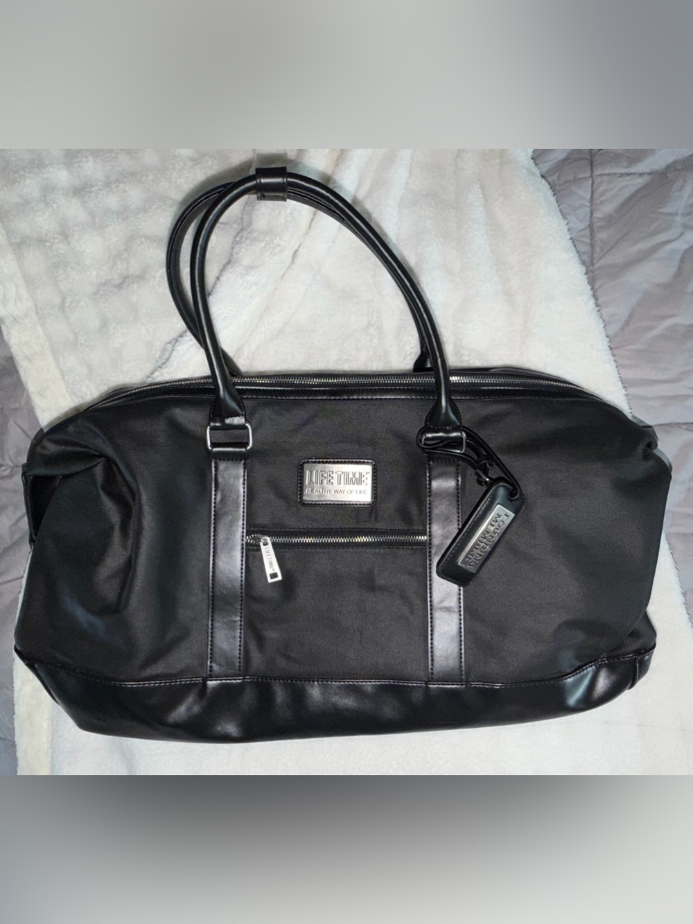 Lifetime Fitness Founding Member Duffle Bag Gym Travel Weekender